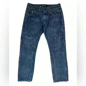 Rocawear Jeans Tapered Fit Mens Denim Pants Size 34 Measures 32 x 29 6 Pocket